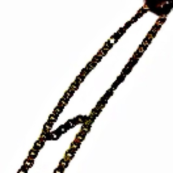 Authentic Louis Vuitton Rare Runway Resin & Crystal Flowers Brass Necklace - Picture 4 of 7